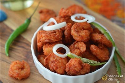 Prawn 65 | Easy Prawn Fry