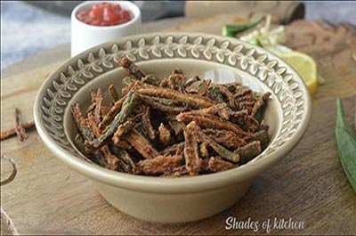 Kurkuri Bhindi | Crispy Bhindi | Easy Kids Snack