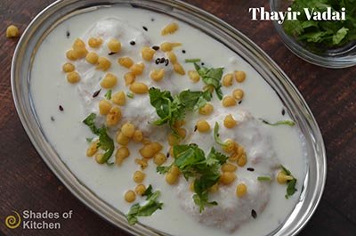 Thayir Vada | Curd Vada | Snack Recipe | Thayir Vadai (VIDEO)