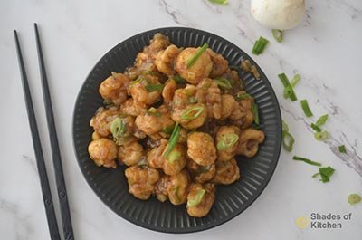 Mushroom Manchurian | Restaurant Style Mushroom Manchurian (VIDEO)