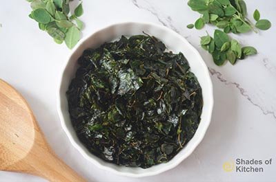 Ghee Fried Moringa Leaves | Ghee Fried Drumstick Leaves (VIDEO)