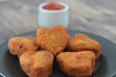 Vegetable Nuggets | Veg Nuggets for Kids Snack Time (VIDEO)